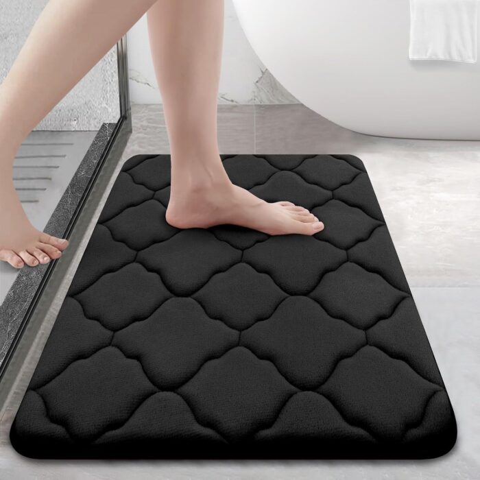 OLANLY Memory Foam Bath Mat Rug