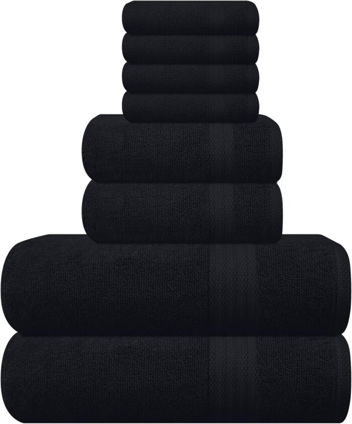 GLAMBURG Ultra Soft 8-Piece Towel